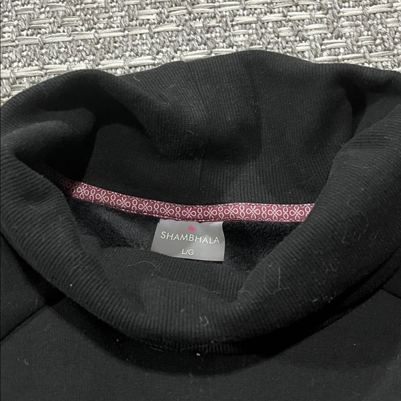 Shambhala | Black Turtleneck With Bottom Crossover - Picture 6 of 11